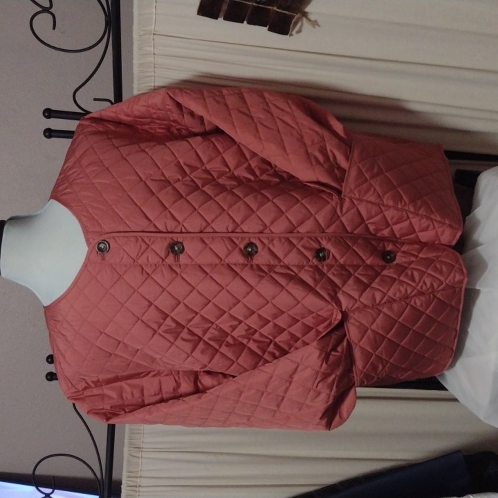 NWT coral colored Croft & Barrow 3XL jacket